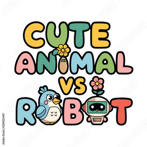2d vector illustration t-shirt design with lettering 