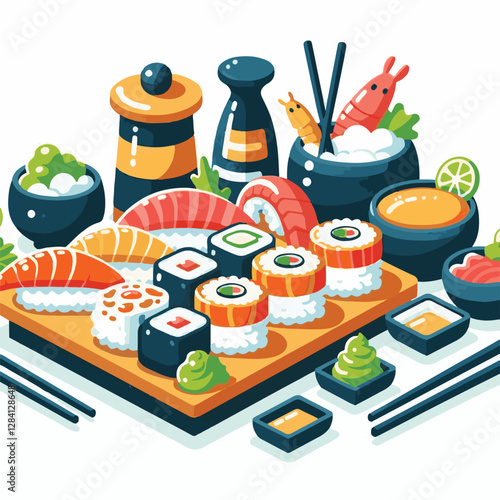 seafood, sushi, gourmet, fresh, delicious, rice, food, traditional, fish, japanese, cuisine, sashimi, maki, asian, tasty, culinary, healthy, salmon, roll, lunch, japan, seaweed, restaurant, dinner, as