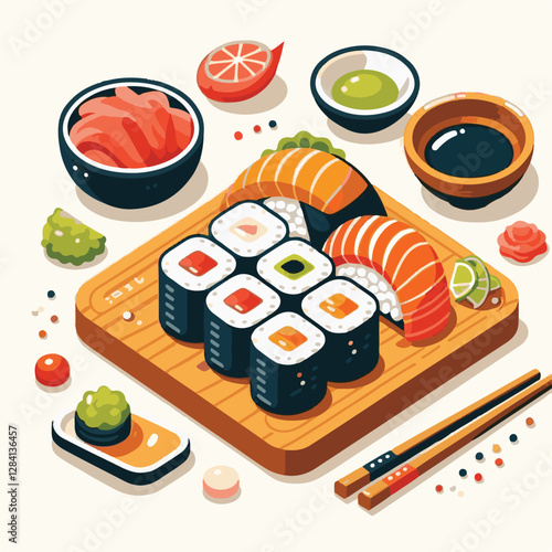 seafood, sushi, gourmet, fresh, delicious, rice, food, traditional, fish, japanese, cuisine, sashimi, maki, asian, tasty, culinary, healthy, salmon, roll, lunch, japan, seaweed, restaurant, dinner, as