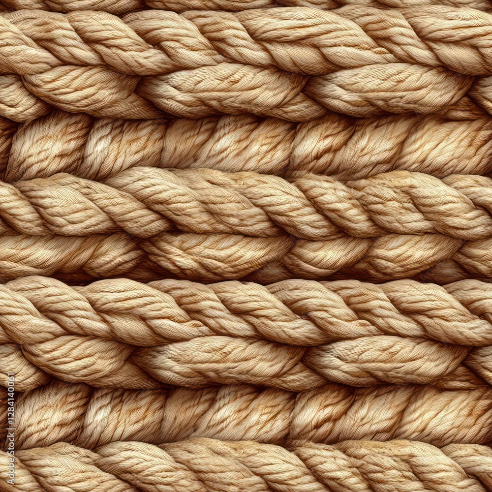 Thick nautical rope texture, woven pattern, background detail, textile design Thick nautical rope texture, woven pattern, background detail, textile design