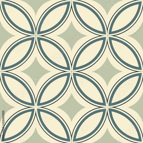 Geometric Elegance: An intricately patterned, seamless design showcases a repeating, abstract motif, lending a touch of sophistication to any project.