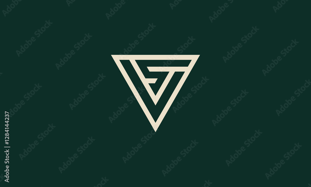 VS or SV monogram logo design VS or SV monogram logo design