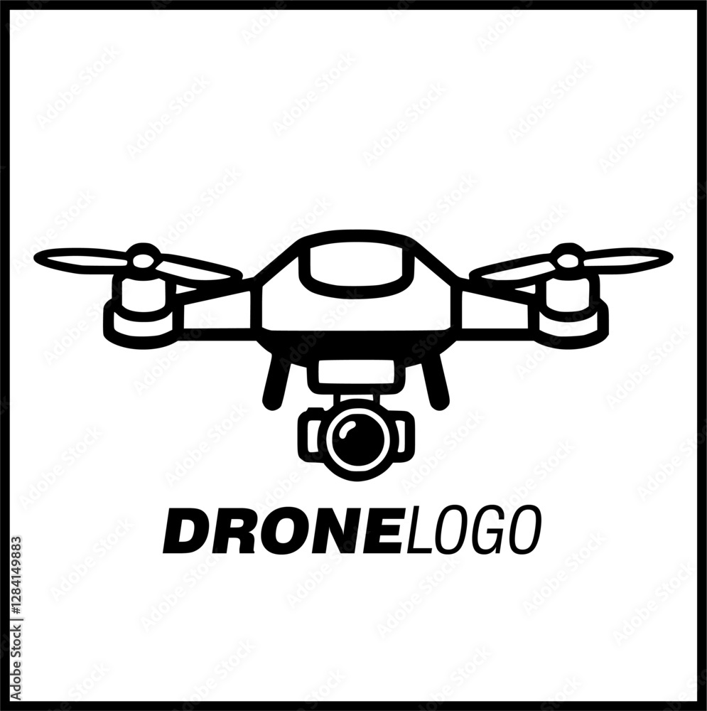 Vector drone icon black design. Simple vector icon a drone. Civilian aerial drone flat icon. rc drone quadcopter with camera black symbol. Vector drone icon black design. Simple vector icon a drone. Civilian aerial drone flat icon. rc drone quadcopter with camera black symbol.