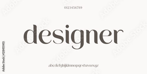 Elegant luxury alphabet letters font. Classic Lettering Minimal Modern Fashion Designs. Typography modern serif fonts regular decorative vintage concept. vector illustration
