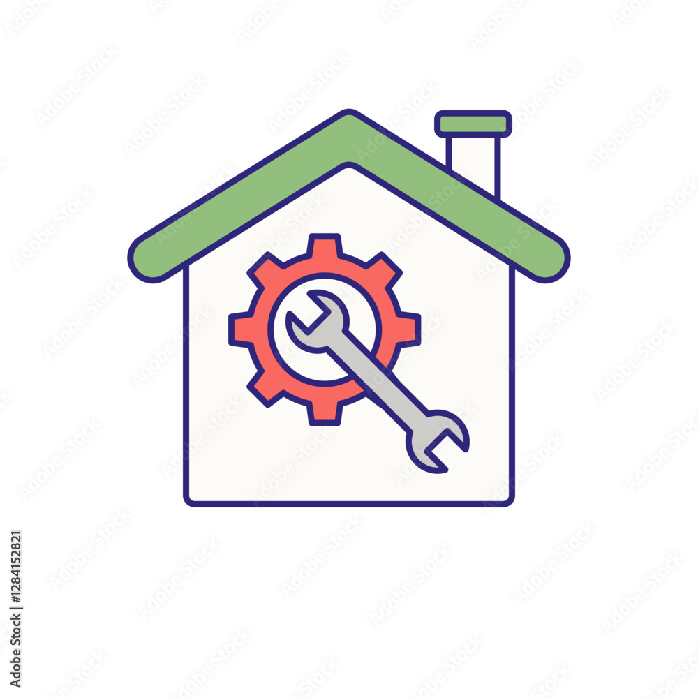 home renovation icon home renovation icon
