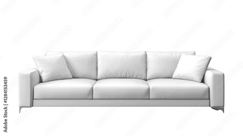 modern sofa isolated on white background modern sofa isolated on white background