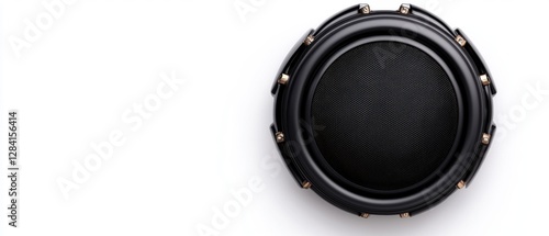 Wallpaper Mural A sleek black drink coaster for modern and elegant table settings. Torontodigital.ca