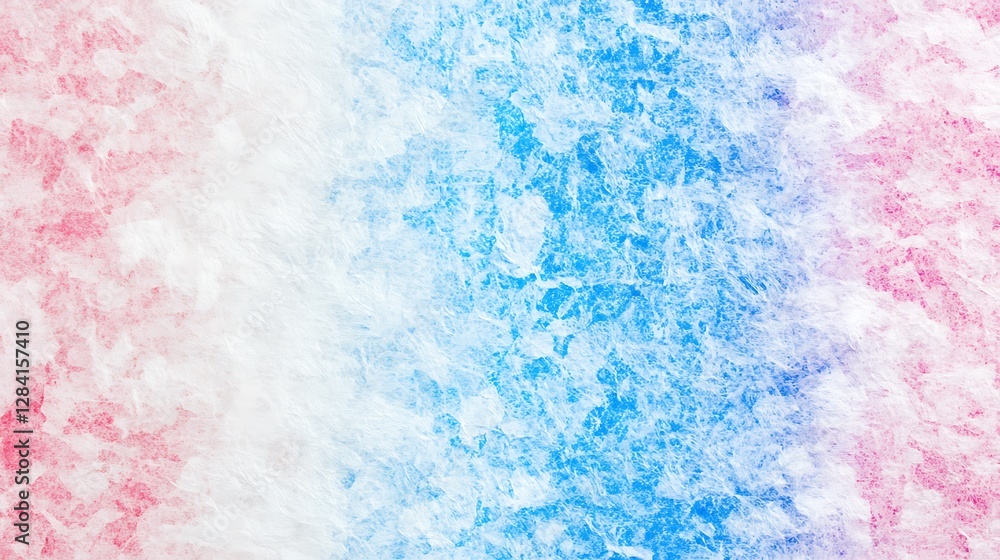 Fototapeta premium Pink, White, and Blue Watercolor Texture: A Soft, Abstract Background AI Generated