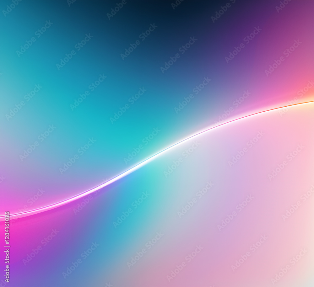 Neon gradient wave light in pink and blue tones on dark background creating futuristic and vibrant visuals for modern tech-inspired or artistic abstract.generative ai Neon gradient wave light in pink and blue tones on dark background creating futuristic and vibrant visuals for modern tech-inspired or artistic abstract.generative ai