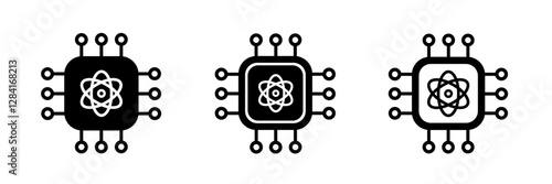 Quantum Computing Icons