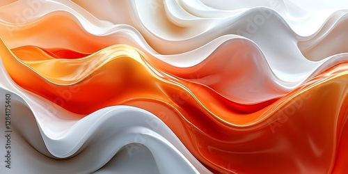 Abstract flowing colors (3) photo