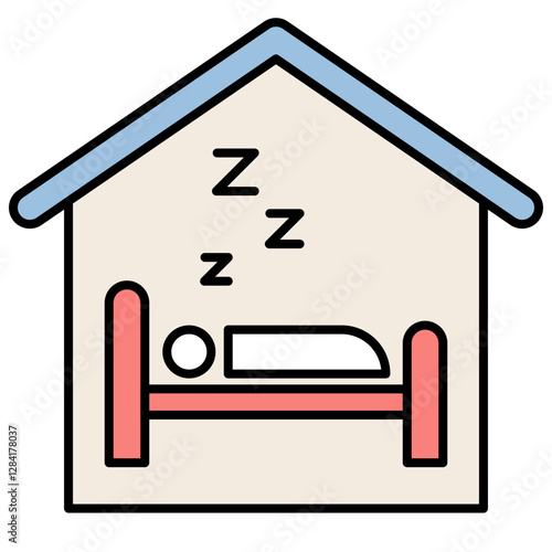 hostel illustration