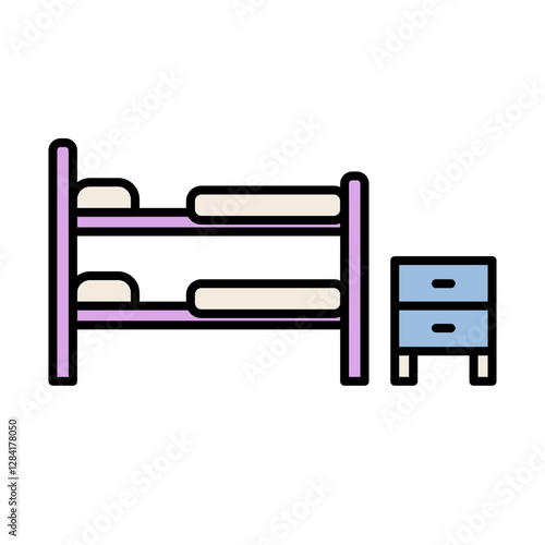 hostel illustration