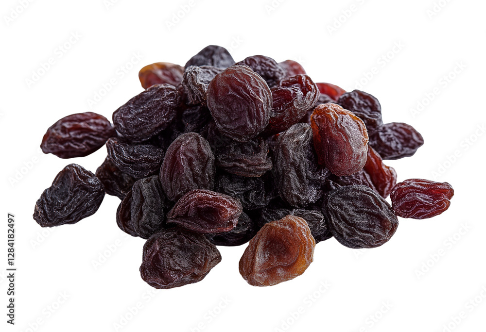 Raisins, dried fruit on a transparent background PNG Raisins, dried fruit on a transparent background PNG
