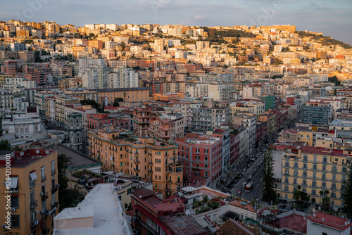 Fototapeta Naklejka Na Ścianę i Meble -  Cityscape of Naples, Italy. Buildings, Architecture.