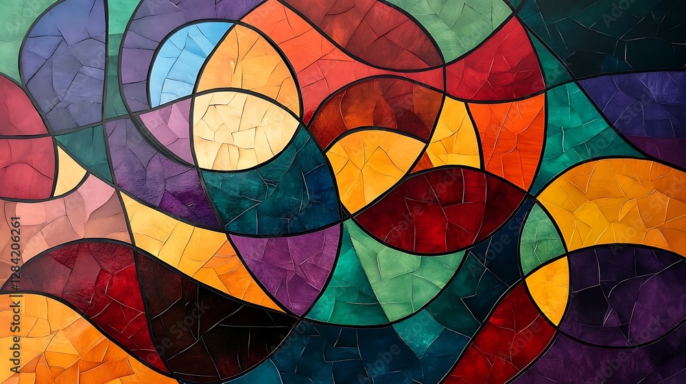 Fototapeta premium Dynamic Comic and Abstract Art Collection - Vivid Pop Art Designs for Creative Projects