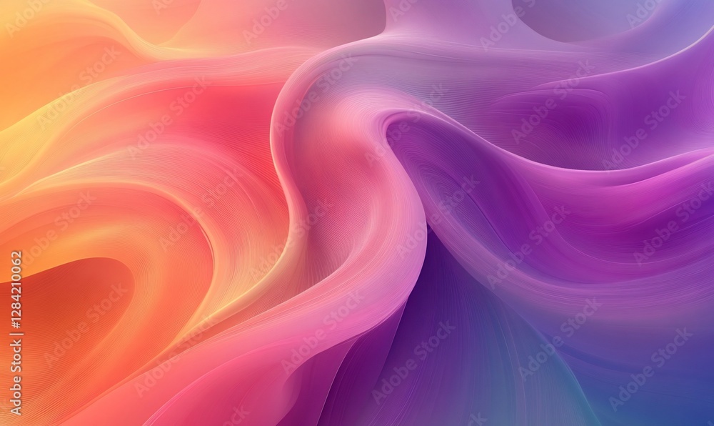 Fototapeta premium Abstract swirling colors in dynamic motion, vibrant background