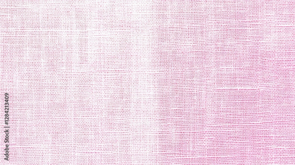 Fototapeta premium Pink Woven Fabric Background Texture Close Up Detail for Textile Design and Craft Projects Template
