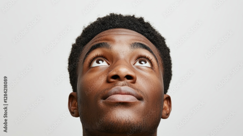 Obraz premium The image features a young male.