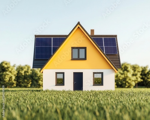 Wallpaper Mural Offgrid detached ecohome with hybrid energy systems, Real Estate  Single Detached House  Energy Efficiency, selfsufficient living Torontodigital.ca