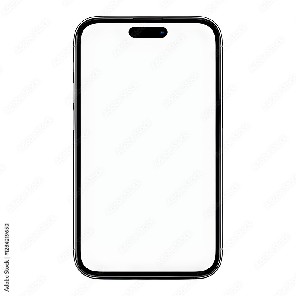 Smartphone on a Transparent Background Smartphone on a Transparent Background