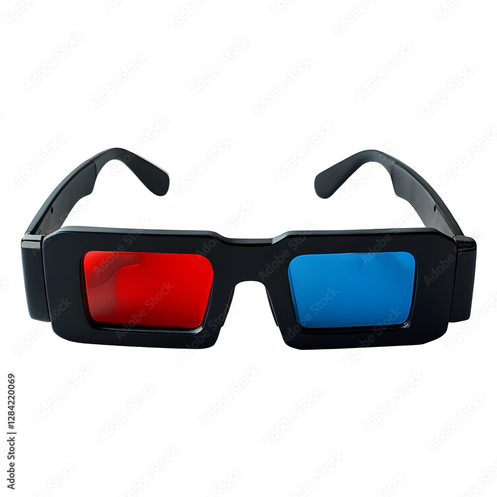 3D Glasses on a Transparent Background 3D Glasses on a Transparent Background