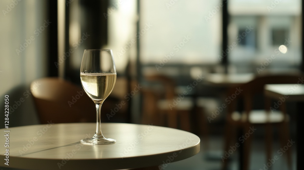 Moderate drinking at a modern urban café. Featuring simplicity and style Moderate drinking at a modern urban café. Featuring simplicity and style