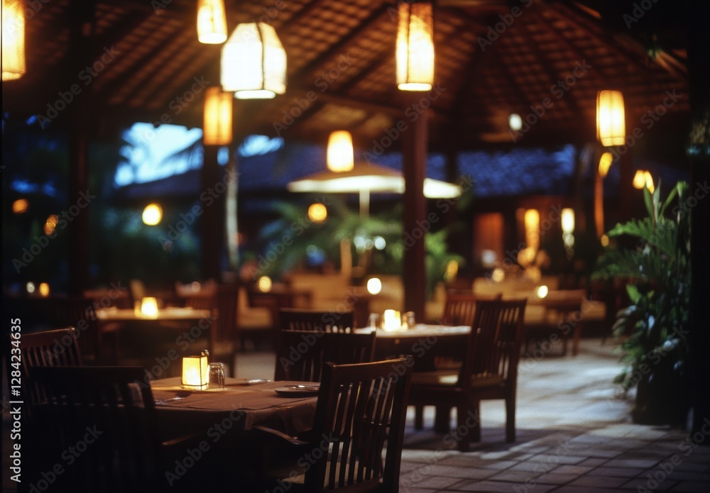 restaurant in the night restaurant in the night