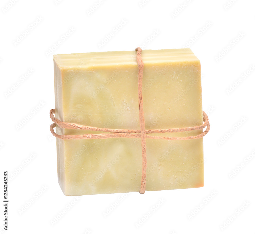 Nature soap on a white background isolated