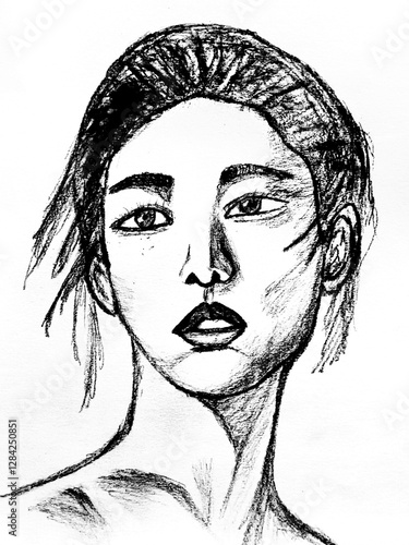 portrait of a young woman