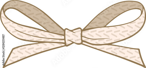 Illustration noeud décoratif vintage