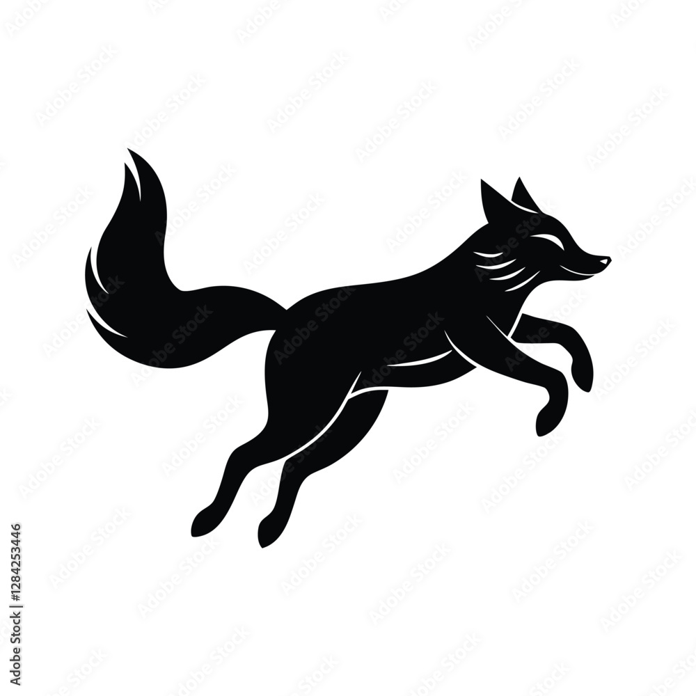 Fototapeta premium vector image of a fox