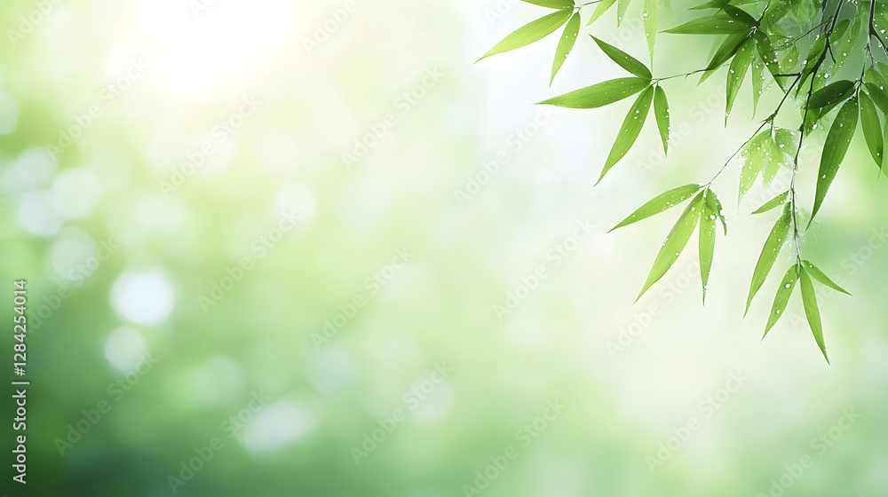 Lixia, A Vibrant Green Bamboo Leaf with Dewdrops, Soft and Fresh Appearance, Isolated on White Background
Lixia, A Vibrant Green Bamboo Leaf with Dewdrops, Soft and Fresh Appearance, Isolated on White Background