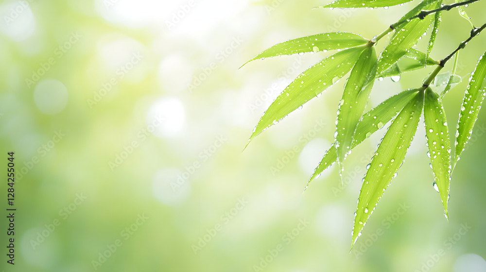 Lixia, A Vibrant Green Bamboo Leaf with Dewdrops, Soft and Fresh Appearance, Isolated on White Background
Lixia, A Vibrant Green Bamboo Leaf with Dewdrops, Soft and Fresh Appearance, Isolated on White Background