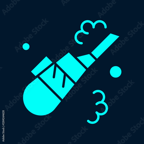 Vacuum Pipe trendy artwork glorious abstract vector illustration colorful valuable design