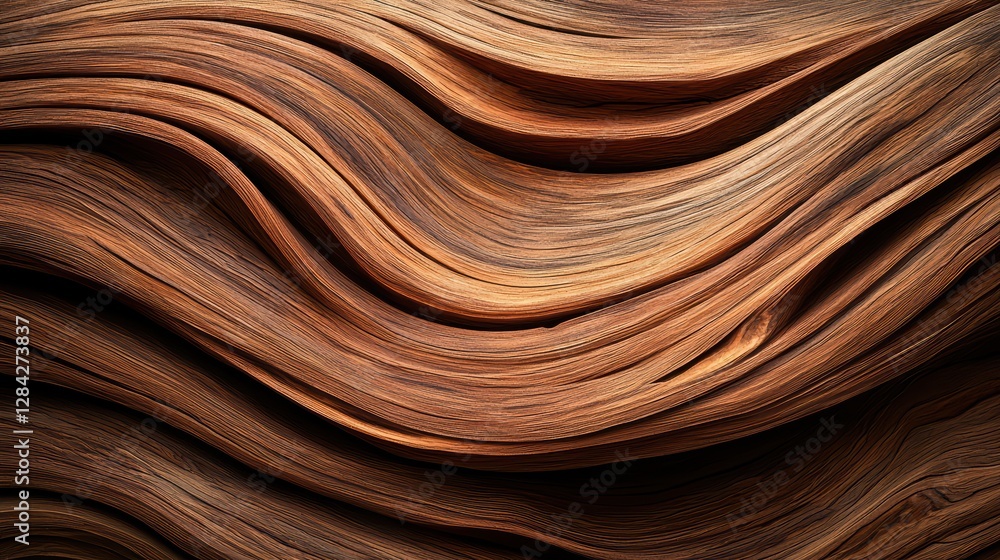 Smooth Wooden Grain Texture in Natural Warm Tones Smooth Wooden Grain Texture in Natural Warm Tones