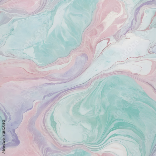 Wallpaper Mural Pastel Marble Texture | Soft, Elegant Veining in Light Tones Torontodigital.ca