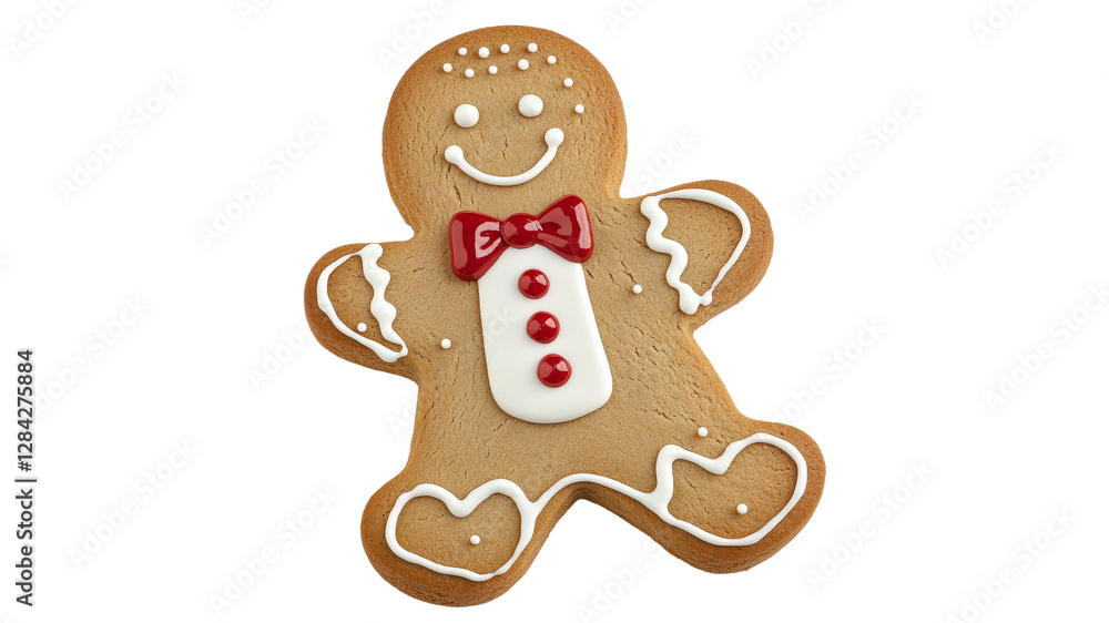 Gingerbread man decorated for festive occasions Gingerbread man decorated for festive occasions