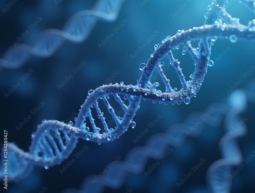 dna helix on black background dna helix on black background