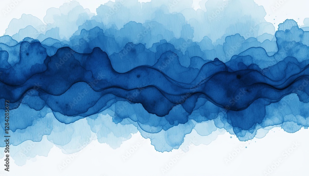 Fluid dynamics abstract art digital canvas visual design blue tones aerial view water concept Fluid dynamics abstract art digital canvas visual design blue tones aerial view water concept