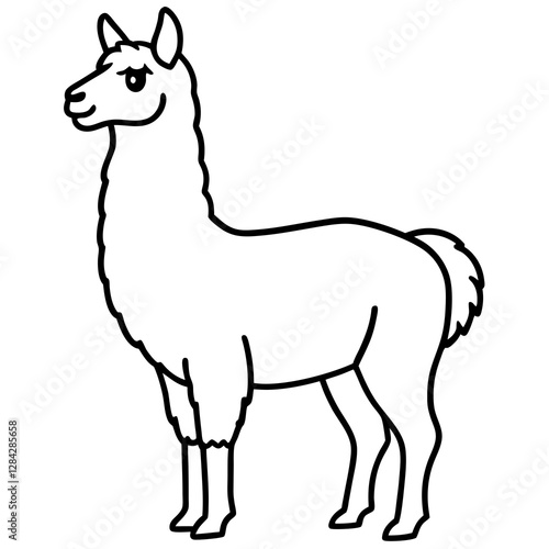 Minimalist Seahorse One-Line Vector Design