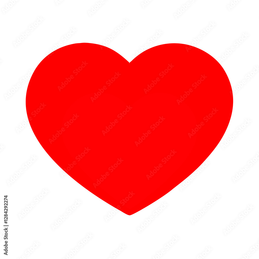 Red heart isolated on white background png Red heart isolated on white background png
