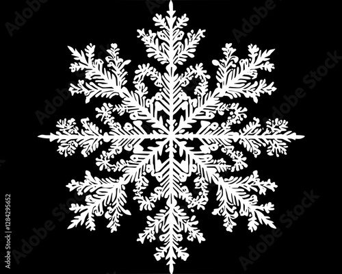 Intricate Snowflake Design