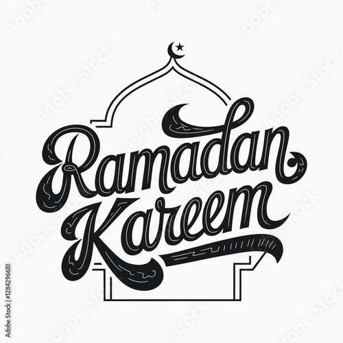 Typography English, Eid Mubarak Banner Design