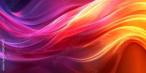Wallpaper Mural Abstract Flowing Colors, Dynamic Background, Digital Art, Visual Design, Inspiration Torontodigital.ca