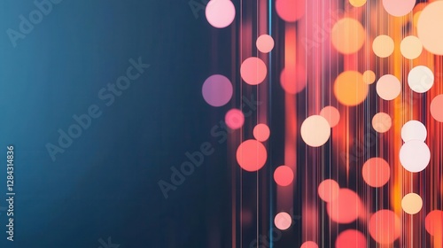 Minimalist glowing algorithmic function chart, mathematical foundation of machine learning