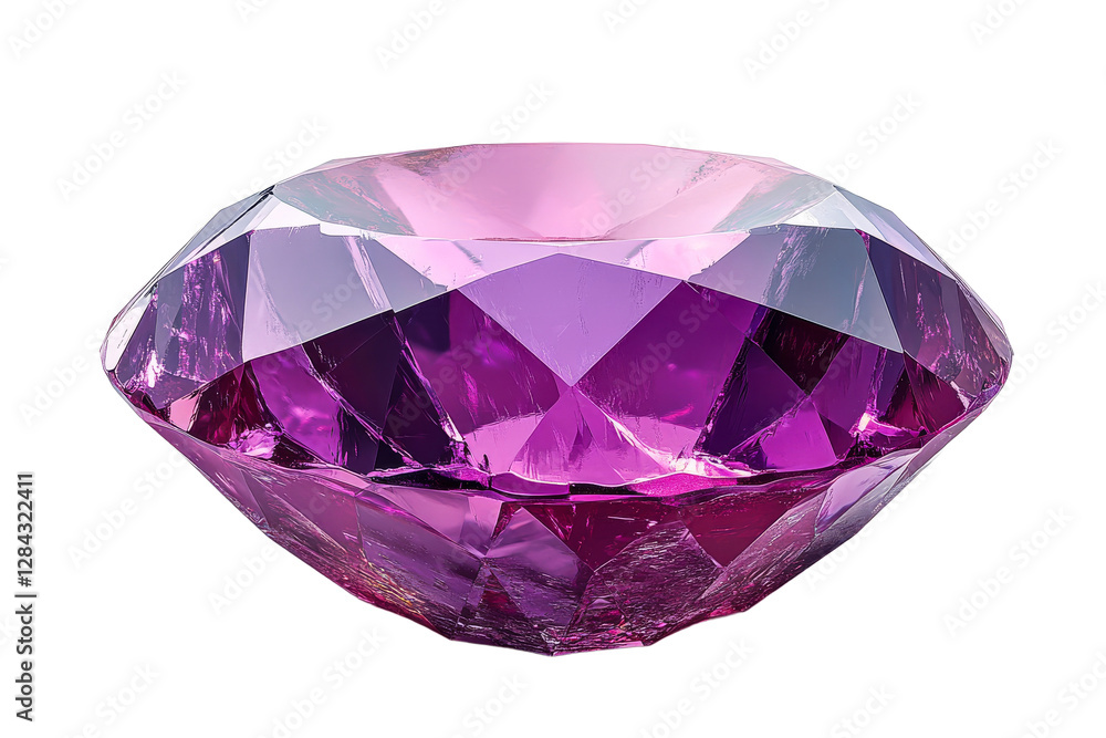 Stunning purple gem with brilliant facets Stunning purple gem with brilliant facets