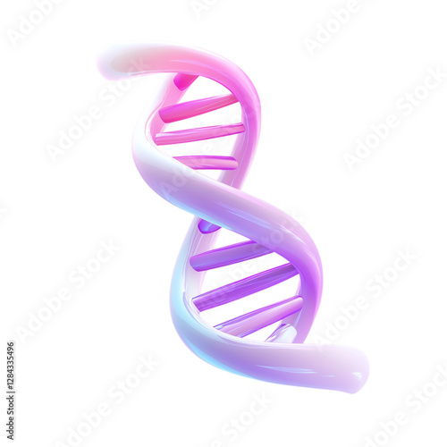 Rendering blender 3d icon human dna illustration