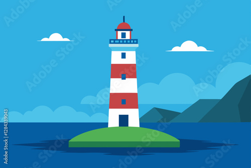 lighthouse on the island