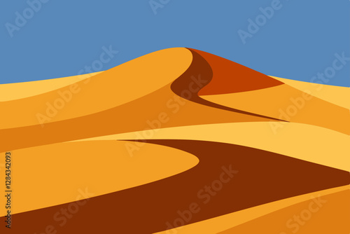 sand dune in the desert